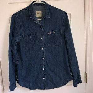 Hollister button up Top
